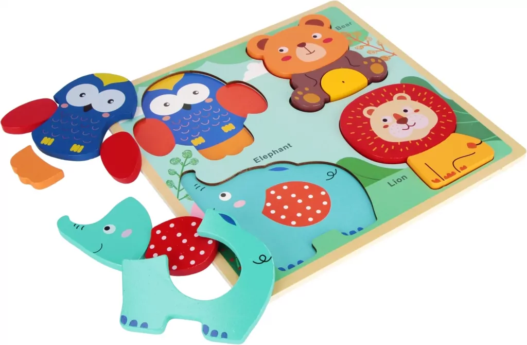 Układanka edukacyjna Safari BAM BAM 30X30X2 - tantis.pl