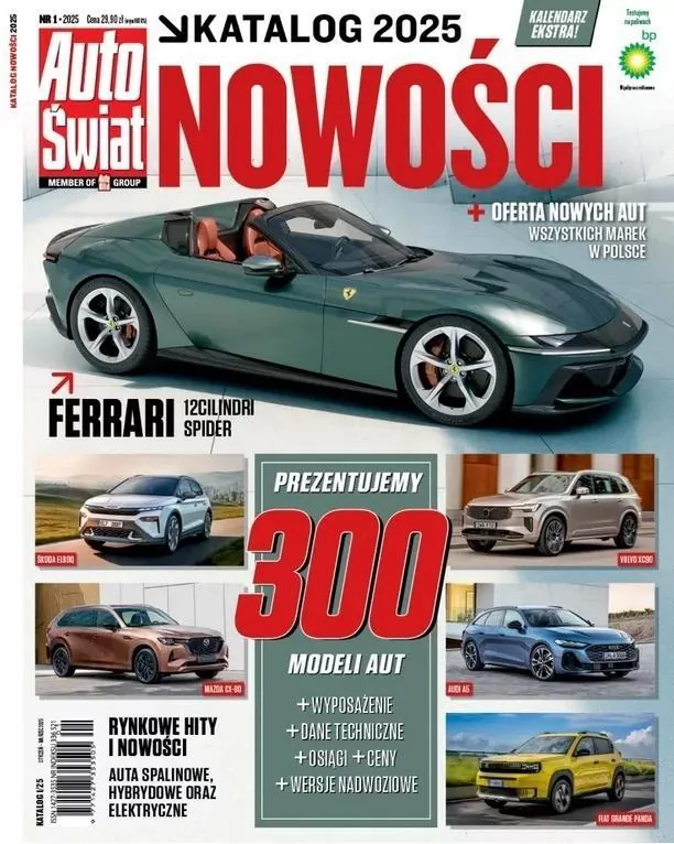 Auto Świat Katalog Nowości + kalendarz 1/2025 - tantis.pl