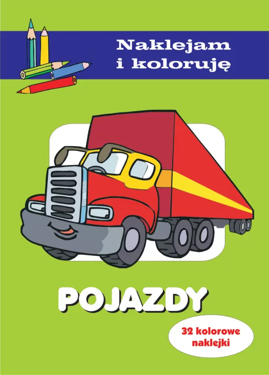 Pojazdy. Naklejam i koloruję - tantis.pl