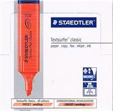 Zakreślacz Classic czerwony (10szt) STAEDTLER - tantis.pl