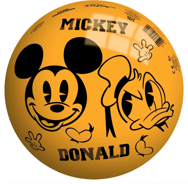 John Piłka jednokolorowa Mickey&Minnie 23cm mix - tantis.pl