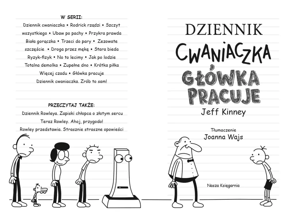 Główka pracuje. Dziennik cwaniaczka. Tom 18 - tantis.pl