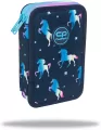 Piórnik 2-komorowy z wyposażeniem. Coolpack. Jumper 2. Blue unicorn - tantis.pl