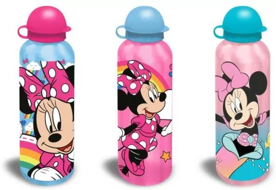 Bidon aluminiowy Myszka Minnie 500ml MIX - tantis.pl