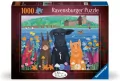Puzzle 2D: Zwierzaki i zamek 1000el - tantis.pl
