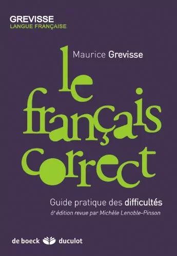 Francais correct Guide pratique des difficultes - tantis.pl
