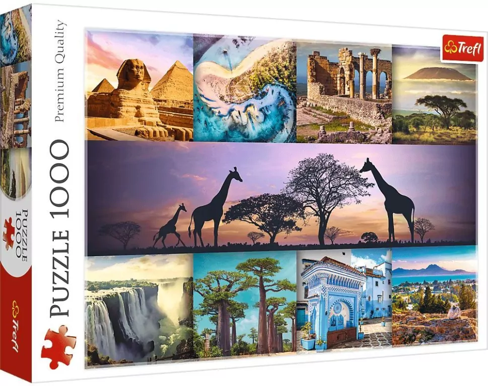 Puzzle 1000. Kolaż - Afryka - tantis.pl