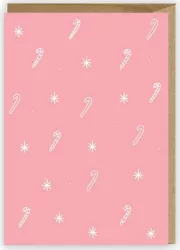 Kartka Boże Narodzenie Laski świąteczne, eko K076