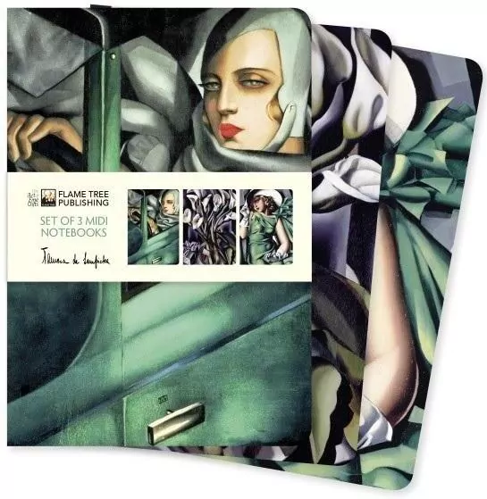 Zestaw 3 notatników MIDI Tamara Łempicka - tantis.pl