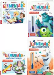 Pakiet: Disney uczy. Zestaw do nauki matematyki od podstaw: Elementarz + ćwiczenia