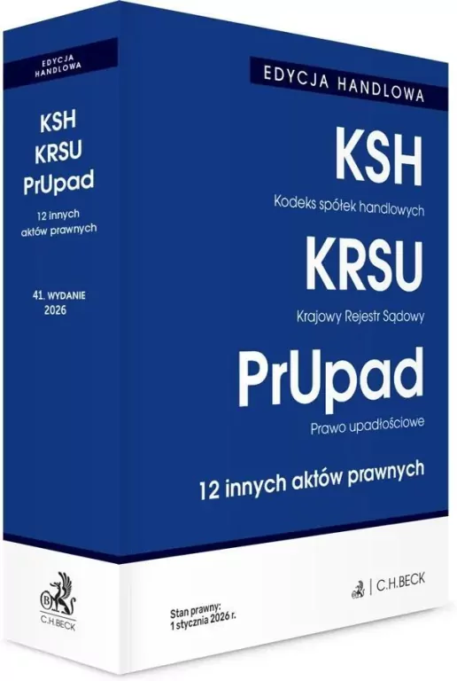 Kodeks spółek handlowych Krajowy Rejestr Sądowy... - tantis.pl