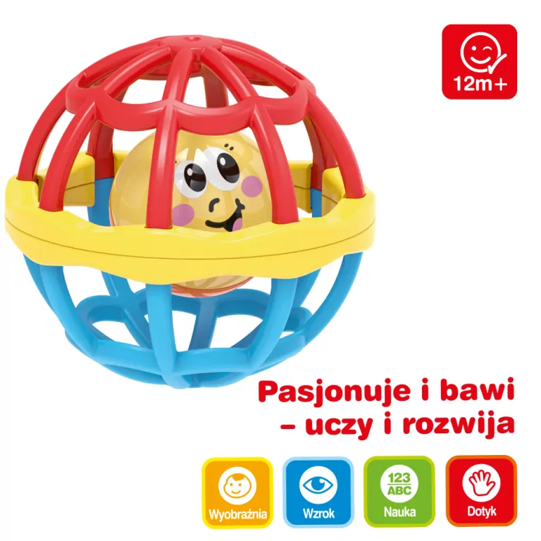Piłka z grzechotką - tantis.pl