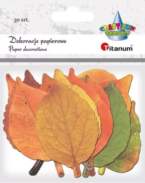 Dekoracje kartonowe Liście mix 30szt - tantis.pl