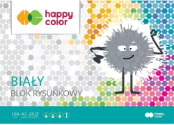 Paczka Blok rysunkowy biały A3 100g Happy Color