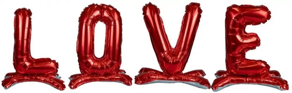 Balony foliowe stojące love - tantis.pl