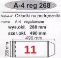 Okładka na podr A4 regulowana nr 11  NARNIA - tantis.pl