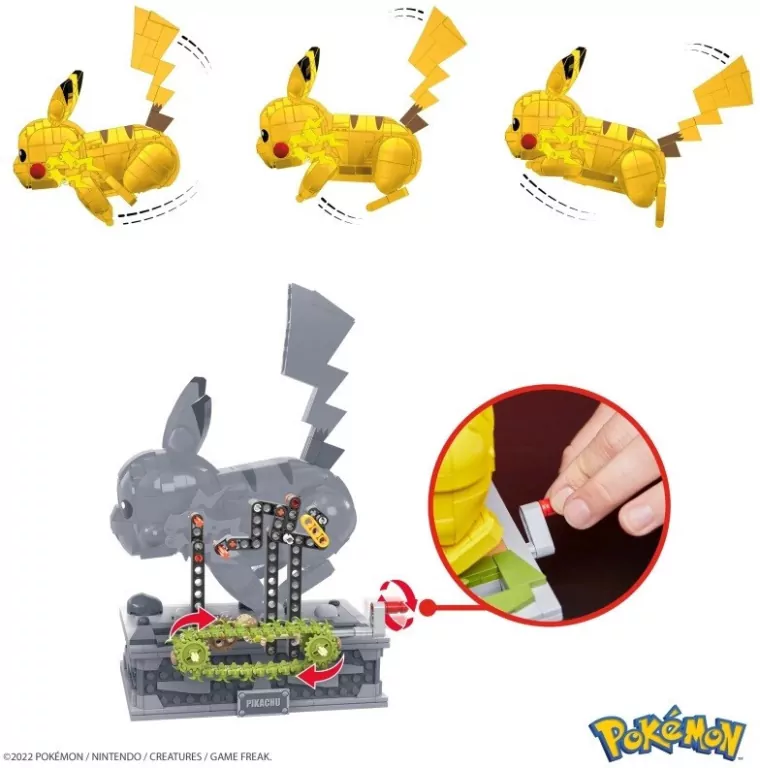 MEGA Pikachu Kolekcjonerski Pokemon do zbudowania - tantis.pl