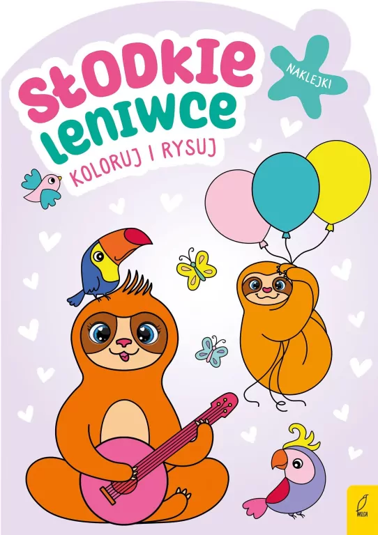 Koloruj i rysuj. Słodkie leniwce - tantis.pl