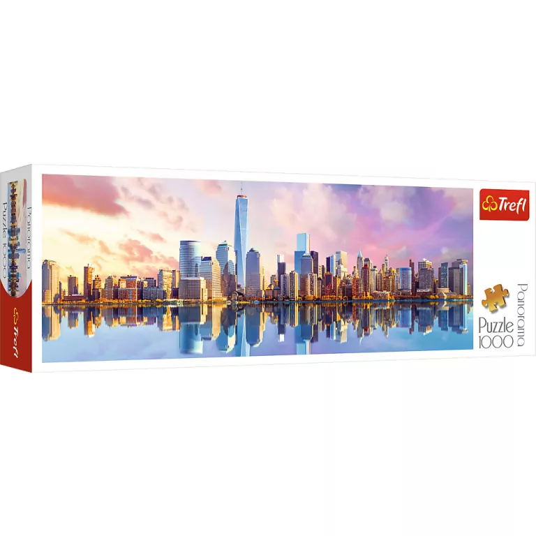 Trefl. Puzzle Panoramiczne. Manhattan, 1000 elementów - tantis.pl