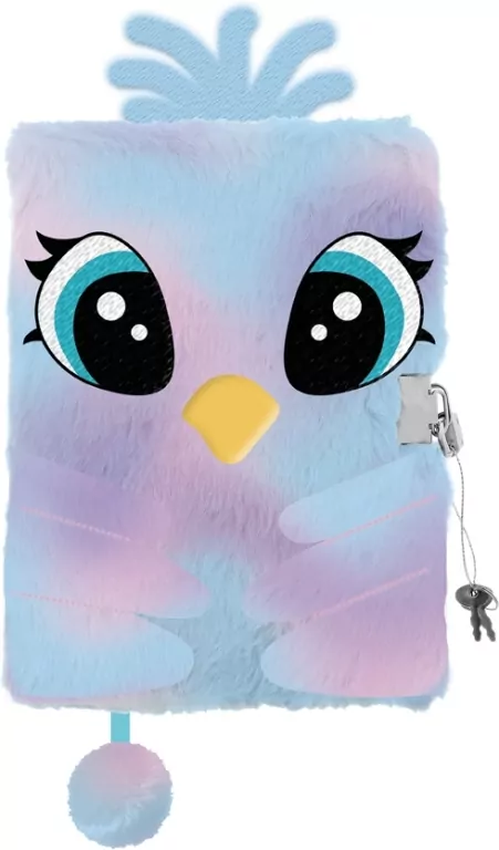 Pamiętnik z kłódką 3D włochacz A5 96k - tantis.pl