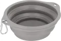 Miska silikonowa składana szara 19cm - tantis.pl