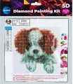 Diamentowa mozaika 5D - Puppy 20x20 80868 - tantis.pl