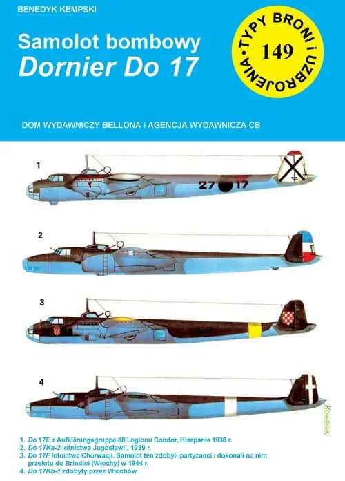 Samolot bombowy Dornier Do 17 - tantis.pl