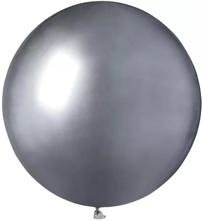 Balony chromowane 48cm. Srebrne - tantis.pl