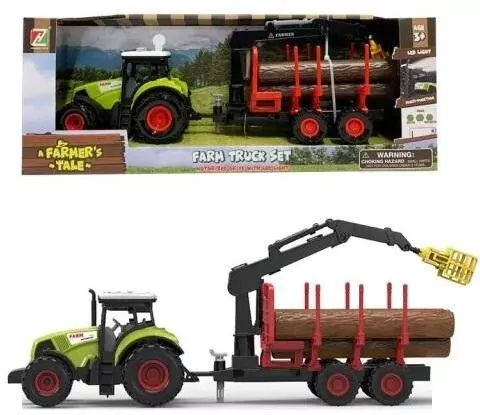 Traktor z przyczepą ze światłem i dźwiękiem - tantis.pl