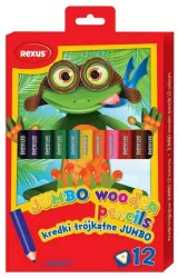 Kredki trójkątne Jumbo 12 kolorów