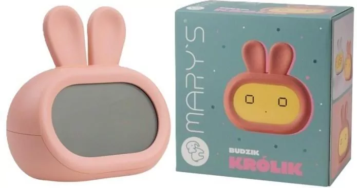 Budzik królik różowy - tantis.pl