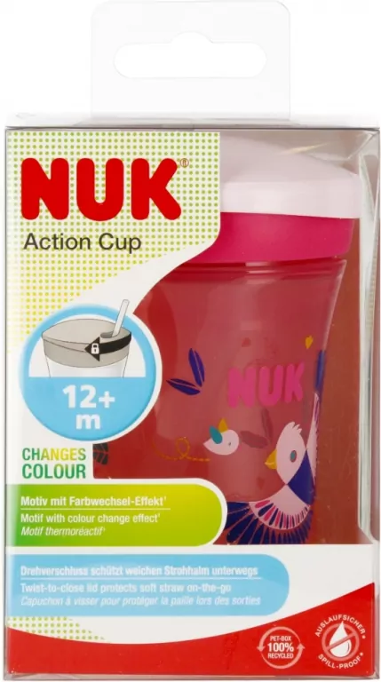 Kubek 230 ml 12m+ Action Cup Kameleon NUK - tantis.pl