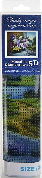 Mozaika diamentowa 5D. Kwiaty 40x30cm - tantis.pl
