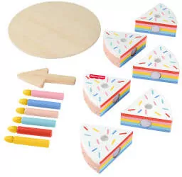 Fisher-Price Drewniany tort urodzinowy - tantis.pl