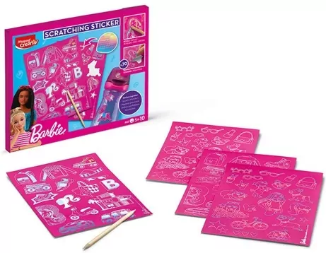 Barbie naklejki do wydrapywania - tantis.pl