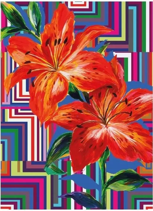Karnet B6 z kopertą Floral Maze - tantis.pl