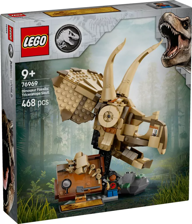 LEGO® Szkielety dinozaurów: czaszka triceratopsa 76969 - tantis.pl