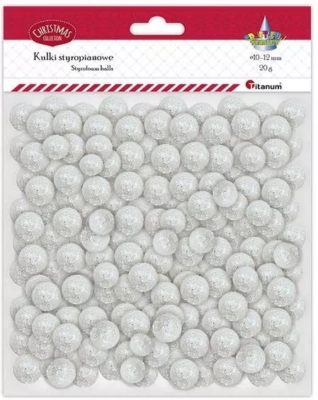 Kulki styropianowe mix białe 20g - tantis.pl