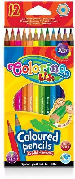 Colorino kids. Kredki ołówkowe, 12 kolorów - tantis.pl