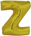 Balon foliowy litera Z złota 60x86cm - tantis.pl