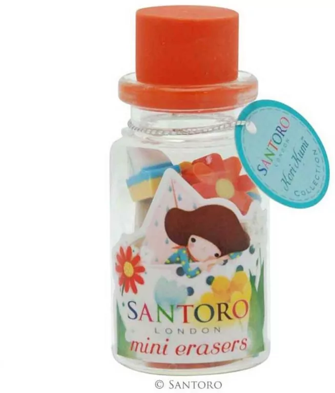 Mini gumki w szklanych butelkach ( czerwone ) - tantis.pl