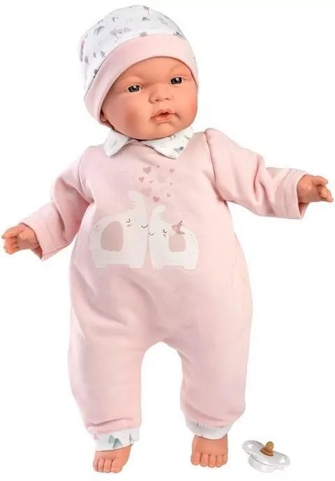 Lalka Bobas Joelle, 38cm miękki brzuszek dziewczynk - tantis.pl