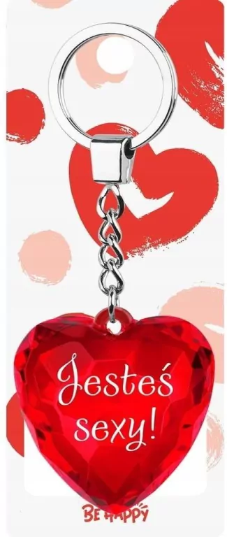 Brelok serce Jesteś sexy! - tantis.pl