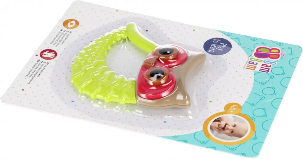 Gryzak dla dzieci sówka mix BAM BAM - tantis.pl