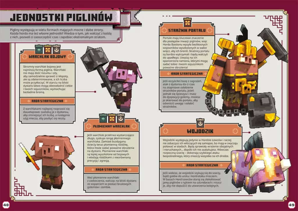 Podręcznik ratowania Świata Podstawowego. Minecraft Legends - tantis.pl