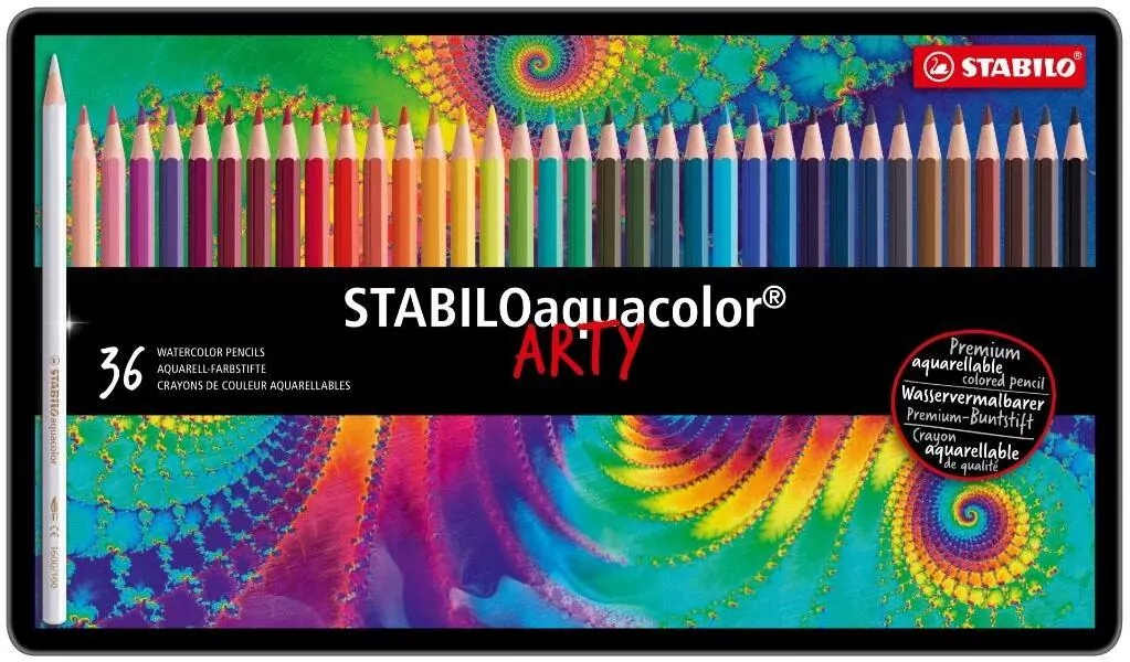 Kredki akwarelowe Aquacolor 36 kolorów STABILO - tantis.pl