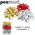 Rozety holographic 10cm, 6 sztuk - tantis.pl