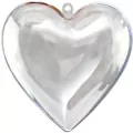 Serce akrylowe 8cm 5szt - tantis.pl