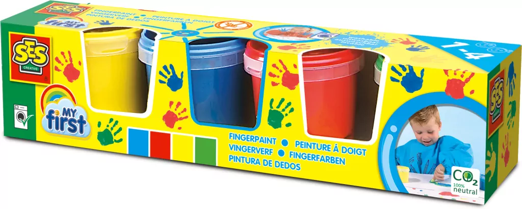 Farby do malowania palcami. My first. 4 kolory - tantis.pl