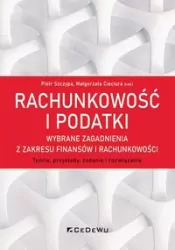 Rachunkowość i podatki wybrane zagadnienia